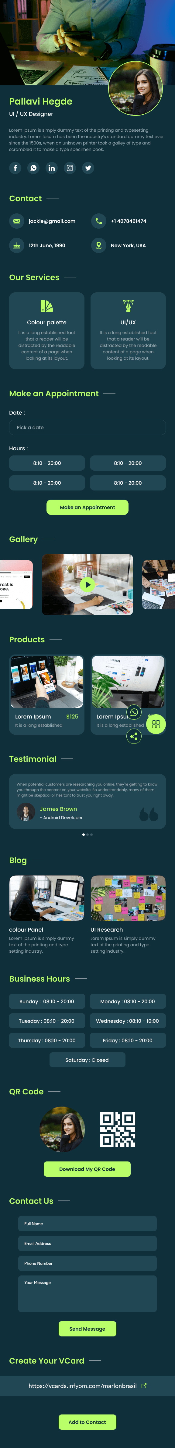 Dynamic Digital Card