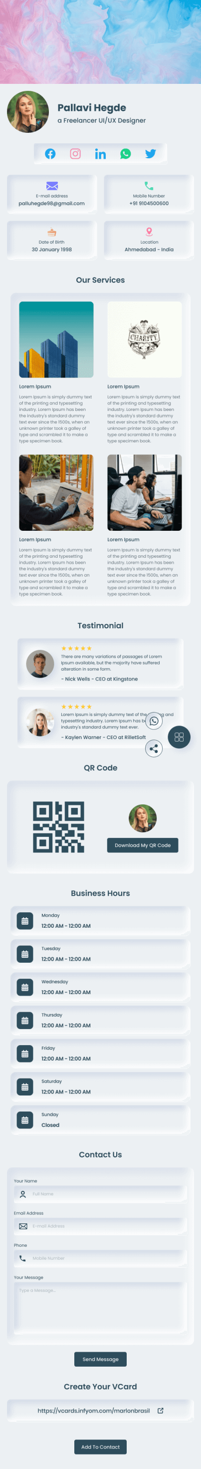 Business Beacon Digital Card
